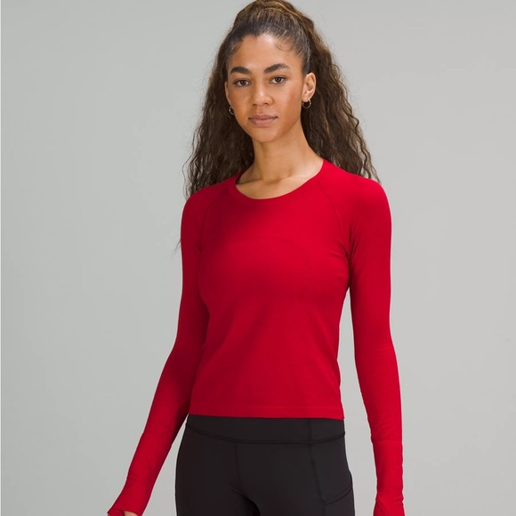 lululemon athletica Tops - Swiftly Tech LS 2.0 *Race Dark Red Lululemon